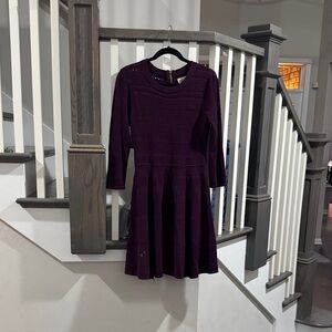 Eliza J Women's Midi Dress in Deep Purple